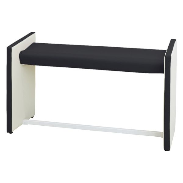 【軒先渡し】マツヨシ 待合室用ハイチェア W1500mm 25329602 ネオブラック MY-MHH15(W1500MM) 1台（直送品）