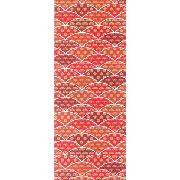 九州紙工 松竹梅シリーズ掛紙 朱(54.5×8cm) OT-2 1ケース(2000個(100個×20)（直送品）