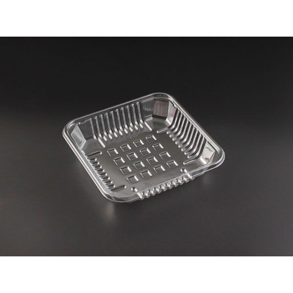 リスパック 透明トレー バイオPETトレー ラスター K150 FSFW303 1ケース(1600個(100個×16)（直送品）