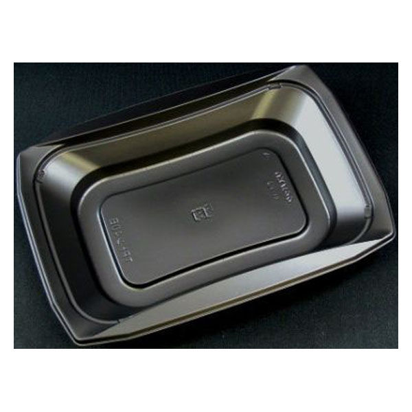 リスパック どんぶり容器 バイオデリカ TP丼 40B 黒 RHHT031 1ケース(600個(50個×12)（直送品）