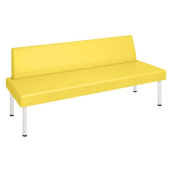 【軒先渡し】高田ベッド STスミス(02) 25298002 ビニルレザーイエロー TB-1489-02(150X72CM) 1台（直送品）