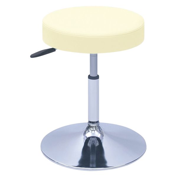 【軒先渡し】高田ベッド G型クランケチェアー Φ390mm 24989700 ビニルレザークリーム TB-1562-02(H420-530) 1台（直送品）