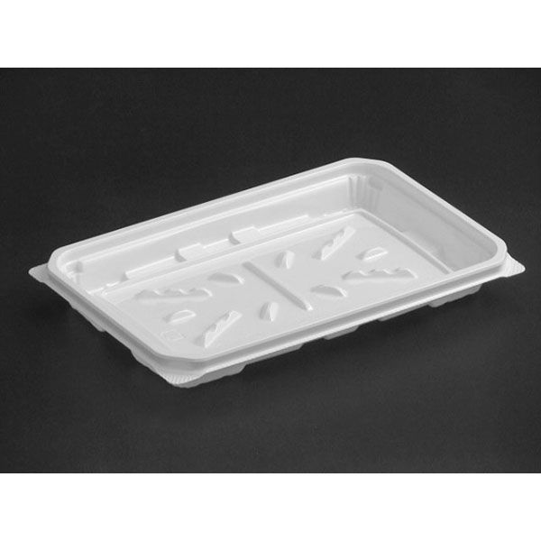 リスパック 惣菜容器 バイオカップ モレン 300BF 白 PBQA452 1袋(50個)（直送品）