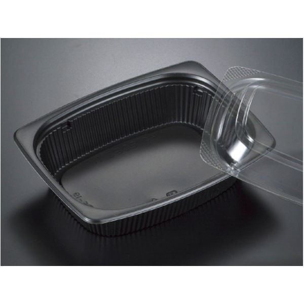 リスパック 惣菜容器 バイオデリカ HM 280BZ 深 黒 RHIF778 1袋(50個)（直送品）