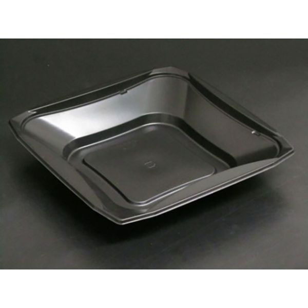 リスパック どんぶり容器 バイオデリカ TP丼 190B 黒 RHHT151 1袋(50個)（直送品）