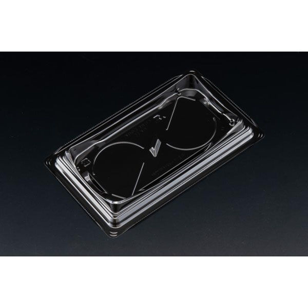 リスパック デザートカップ バイオカップ キューブルック NK25 黒 PABK479 1袋(50個)（直送品）