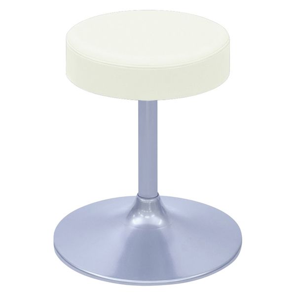 【軒先渡し】高田ベッド A型クランケチェアー Φ360mm 24989600 ビニルレザー白 TB-1562-01(H450) 1台（直送品）