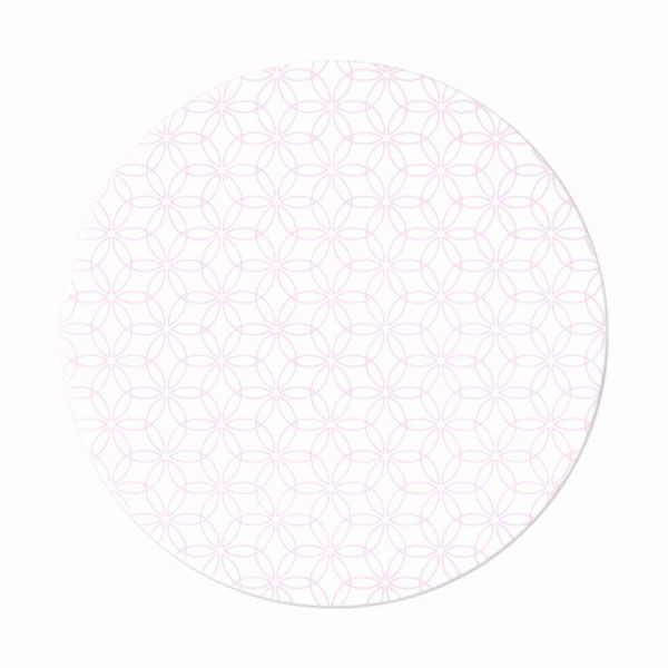 九州紙工 HANAシリーズコースター菫クッション紙丸型(90×90mm 厚み1mm) CO-5 1ケース(5000個(100個×50)（直送品）