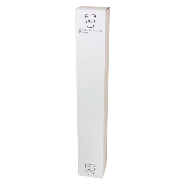 ファーストレイト ホワイト紙コップ 205ml（7オンス）1箱（80個入） 個装箱タイプ