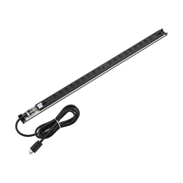 延長コード 電源タップ 3m 3P（ピン） 18個口 ブラック TAP-SV2018 サンワサプライ 1本（直送品）