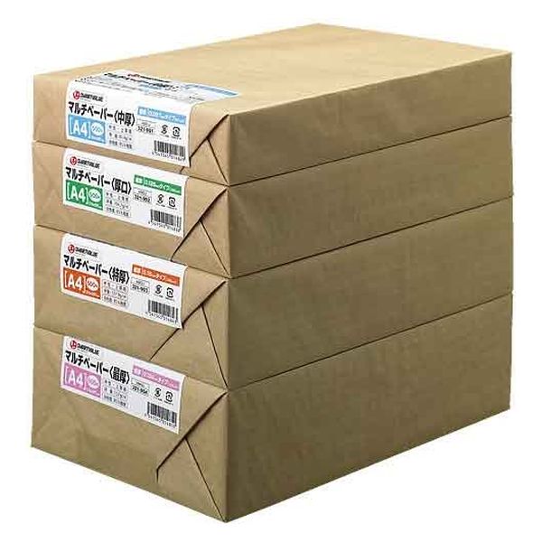 ジョインテックス スマートバリュー マルチペーパー最厚 A4 500枚 A044J 1冊（直送品）