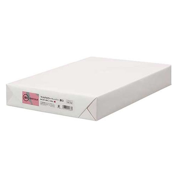 ジョインテックス スマートバリュー カラーペーパー厚口B4 桃 500枚 A272J-7 1冊（直送品）