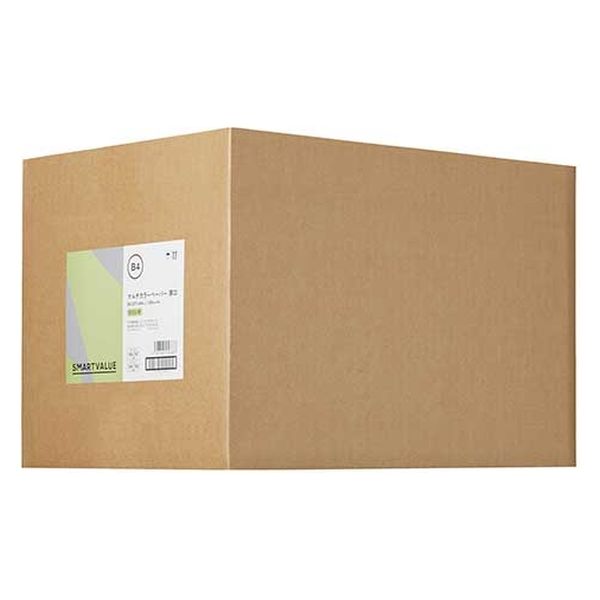 ジョインテックス スマートバリュー カラーペーパー厚口B4 鶯 2000枚 A273J-3 1箱（直送品）