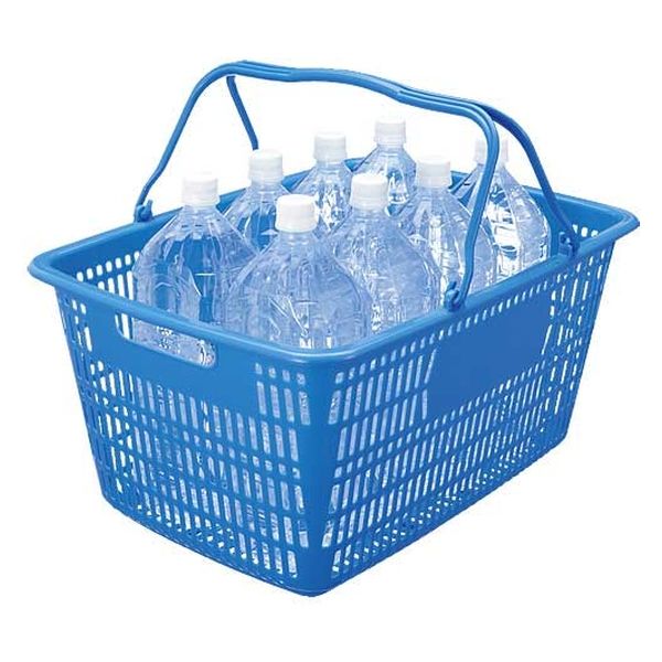 ジョインテックス スマートバリュー ショップかご 30L青10個 B264J-BL10 1箱（直送品）