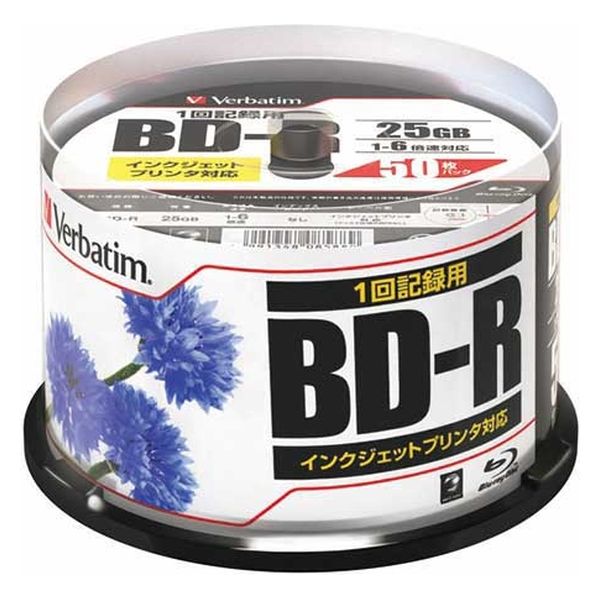 Verbatim Japan データ用ブルーレイ 50枚 DBR25RPP50 1パック（直送品）