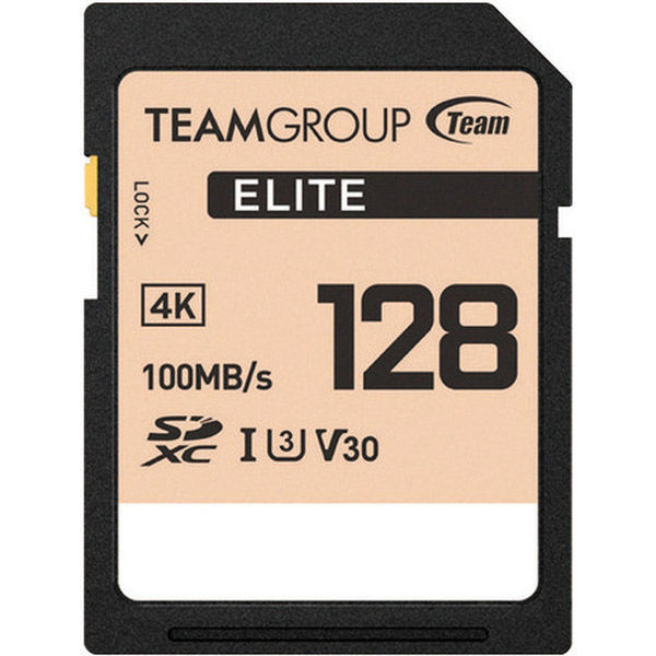 TEAM SDXCカードUHS-IU1 128GB TESDXC128GIV3001 1枚（直送品）