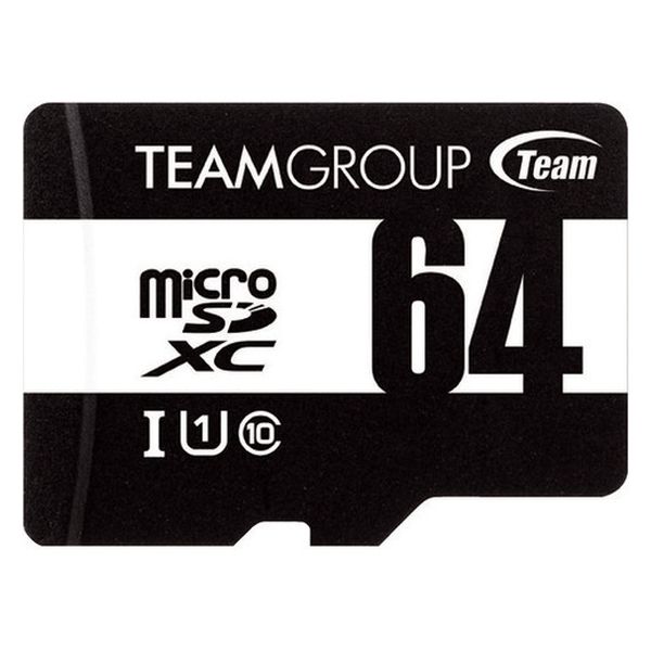 TEAM microSDXCカード 64GB TUSDX64GCL10U03 1枚（直送品）
