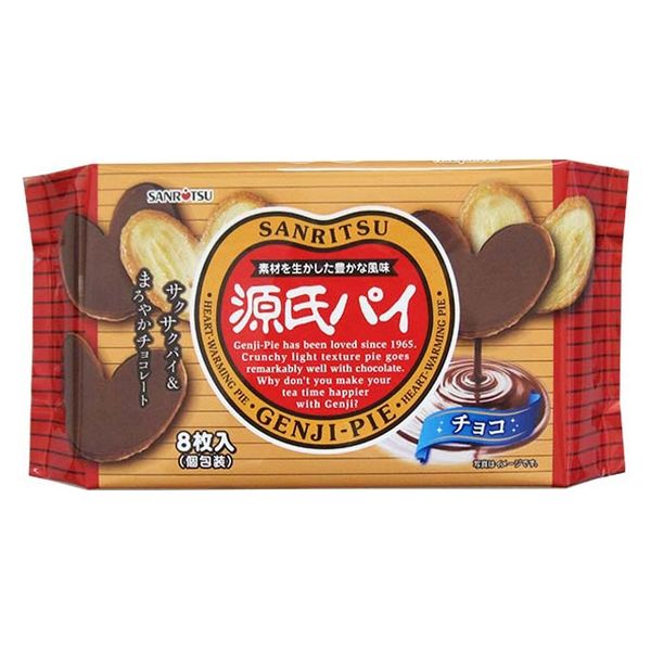 三立製菓 源氏パイ チョコ 4901830164428 1セット(8枚×12個)（直送品）