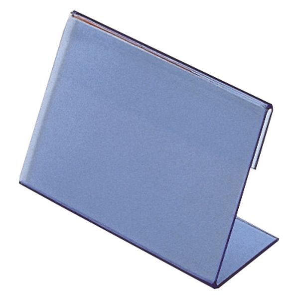 日本医理器材 名札立(L型) 23687802 70X110MM(ブルー) 1セット(10入)（直送品）