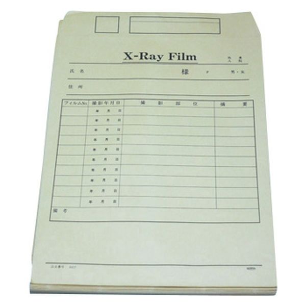 博愛社 X線フィルム袋(六切) 六切判用 23526304 8417(278X216)100マイ 1袋(100入)（直送品）