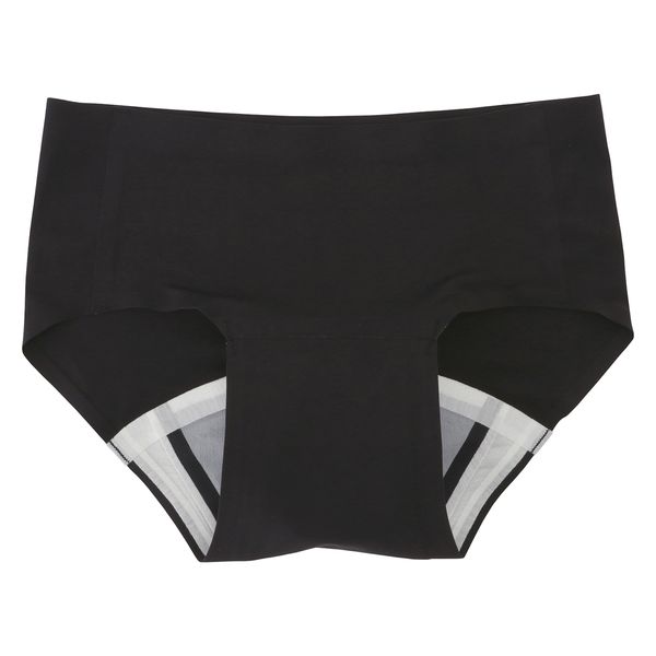 アツギ 吸水型サニタリーショーツ(フラット) 25354200 87903APS(M)ブラック 1着（直送品）