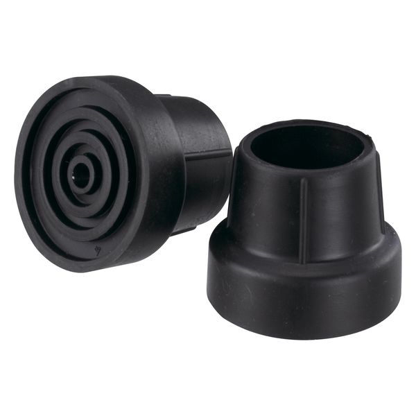 クリスタル産業 交換用足ゴム(φ19mm) 23623520 NO.17(ブラック) 1個（直送品）