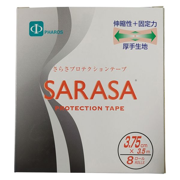 ファロス さらさプロテクションテープ 24466801 PT375(3.75CMX3.5M)8カン 1箱(8入)（直送品）