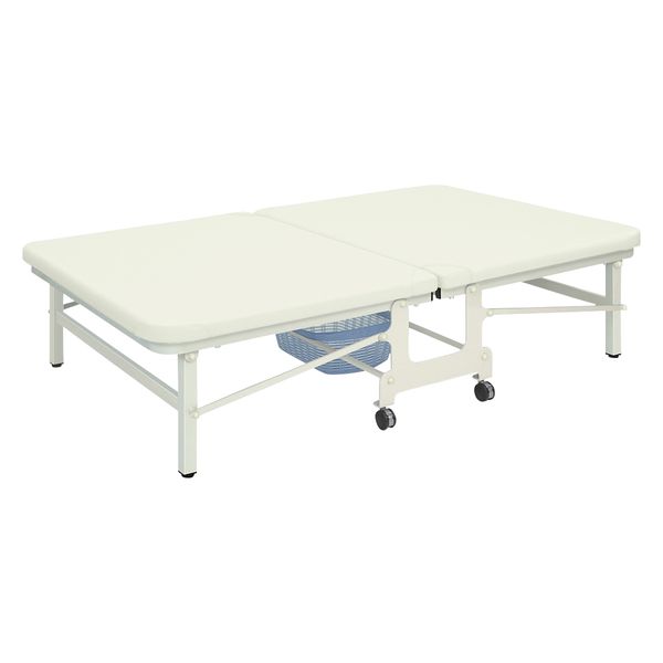 高田ベッド キングベンダ 25353702 ビニルレザー白 TB-466(100X180X45CM) 1台（直送品）