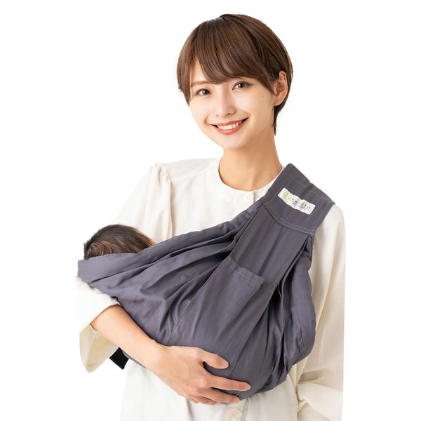 kerata/ケラッタ】 ベビースリング u-sling モダングレー 1か月（約4kg）～1歳頃（約10kg）用 - アスクル