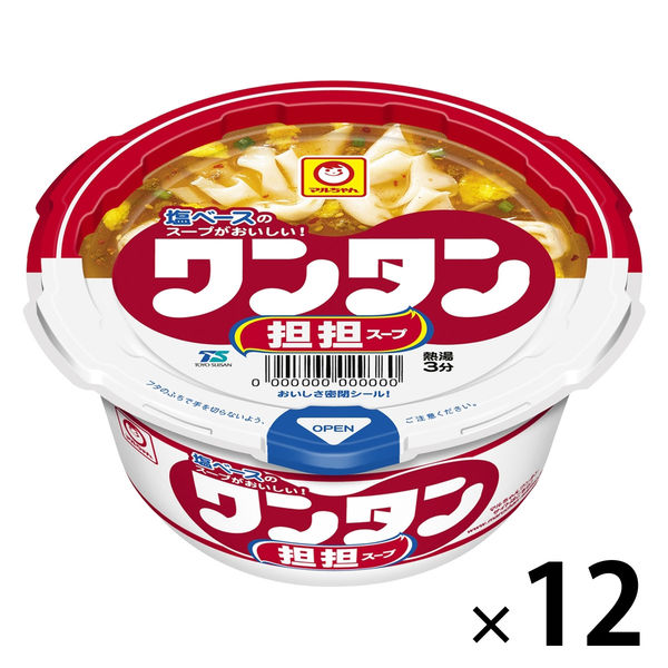 東洋水産 マルちゃん ワンタン 担担スープ 1セット（12個）