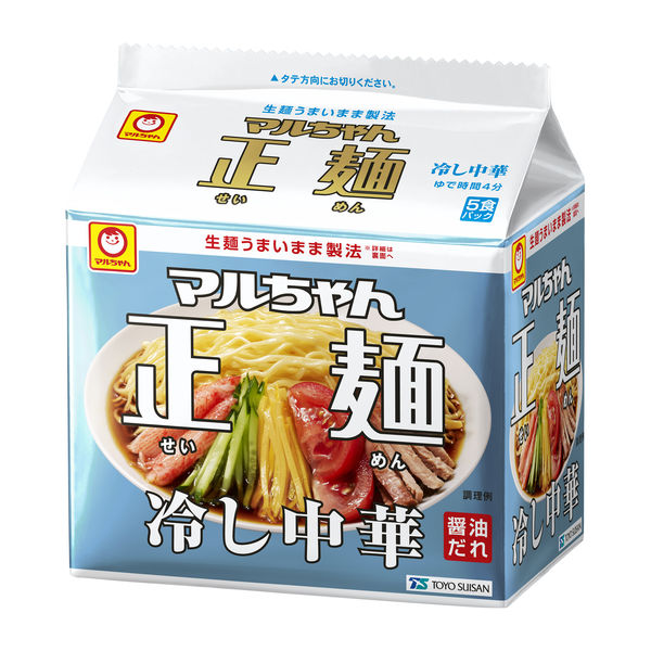 東洋水産 マルちゃん正麺 冷し中華 1セット（30食：5食入×6