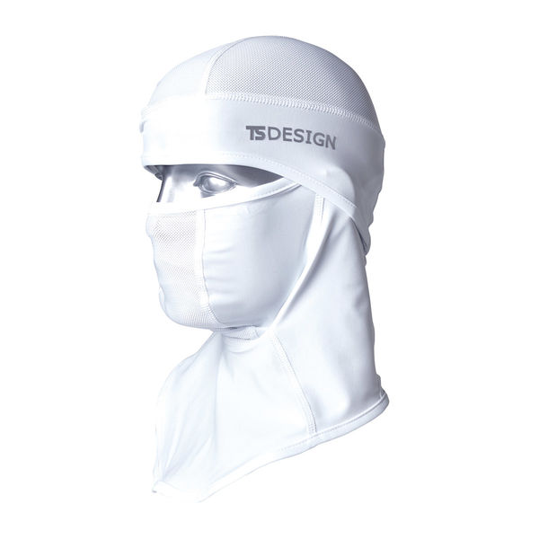 TS DESIGN(藤和) DESIGN BALACLAVAアイスマスク ホワイト F 80119-5-F 1着（直送品）