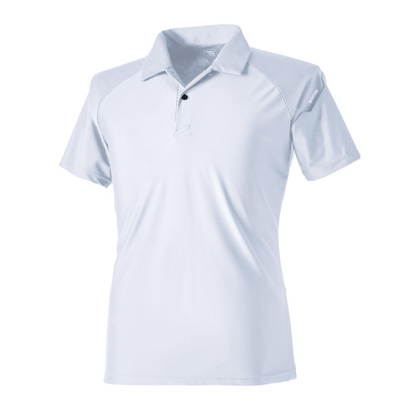 TS DESIGN クールアイス半袖ポロシャツ ホワイト 3L 80651-5-3L 1着（直送品）