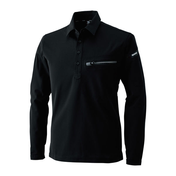 未使用 Invel ポロシャツ 黒 ポロシャツ L 黒 GCSL-2204-B9 1着 サーヴォ（直送品） - アスクル