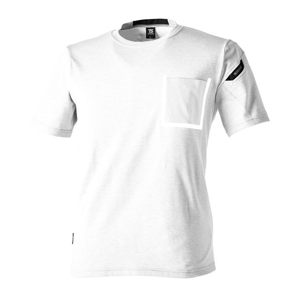 TS DESIGN TSDELTAコーデュラワークTシャツ ホワイト LL 8655-5-LL 1着（直送品）