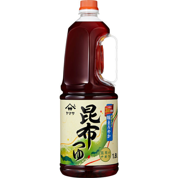 ヤマサ ケ)業務用 昆布つゆ 1ケース 1.8L×6本（直送品）