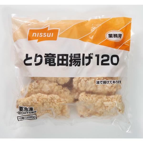 ニッスイ ケ)業務用 とり竜田揚げ120g 181637 1ケース (120g×10)×4パック 冷凍（直送品） - アスクル