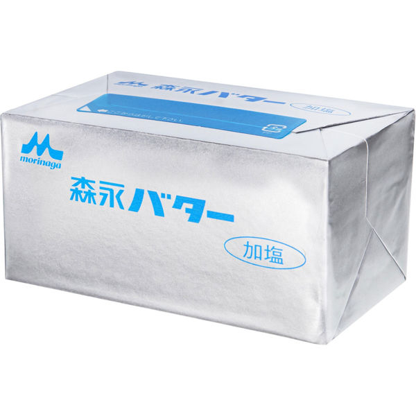 森永乳業 ケ)業務用 カットバター(加塩) 4902720128063 1ケース 1350g×8BL（直送品）
