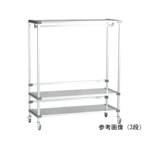 アズワン アルアップワードローブ 900×554×900 3段 キャスター付 65-9619-65 1個（直送品）