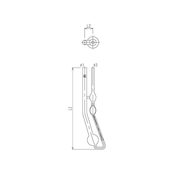 旭製作所 キャノン・フェンスケ粘度計 4800-03 1個 64-0911-78（直送品）