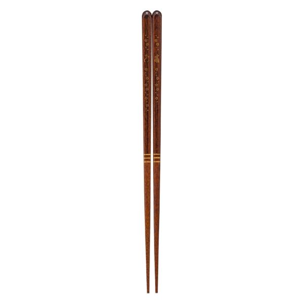 ナカノ 塗箸 本漆 先角 いにしえの里　23cm W-1693 1ケース(1ケース100個入×1)（取寄品） 41,137円