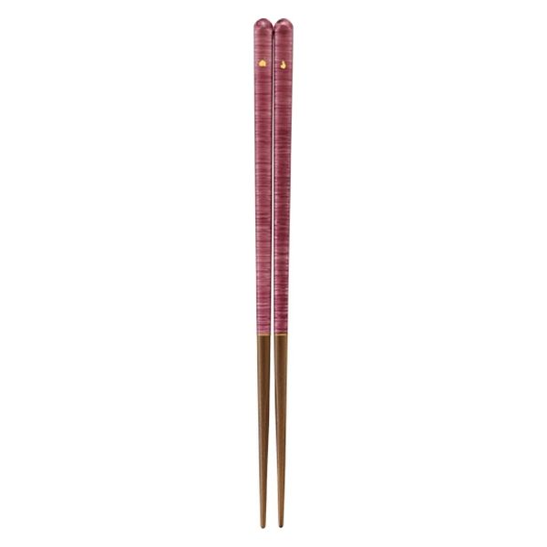 ナカノ 塗箸 食洗対応 如月　21cm W-1710 1ケース(1ケース100個入×1)（取寄品）