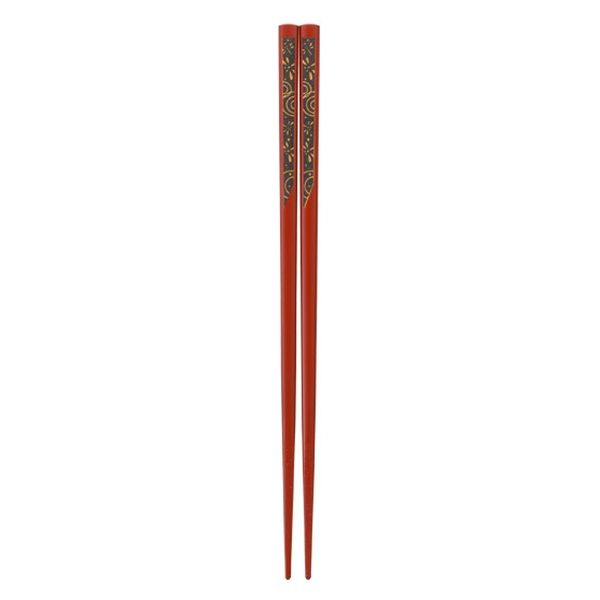 ナカノ 塗箸 先角食洗 加賀 とんぼ 21ｃｍ W-1761 1ケース(1ケース100個入×1)（取寄品）