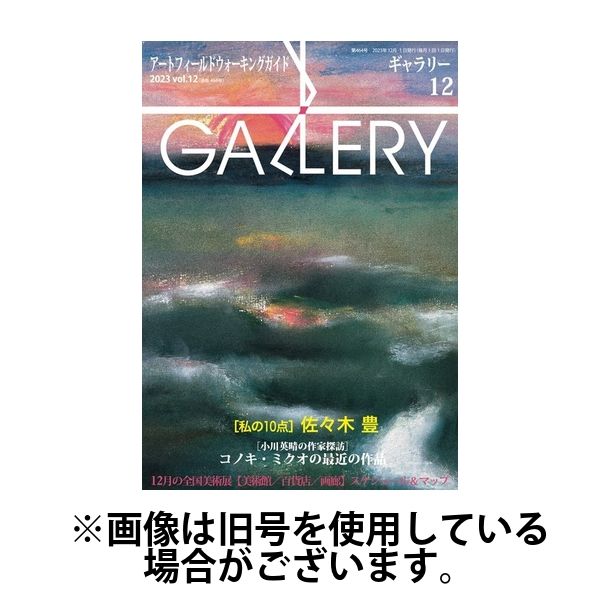 月刊ギャラリー 2024/04/01発売号から1年(12冊)（直送品）