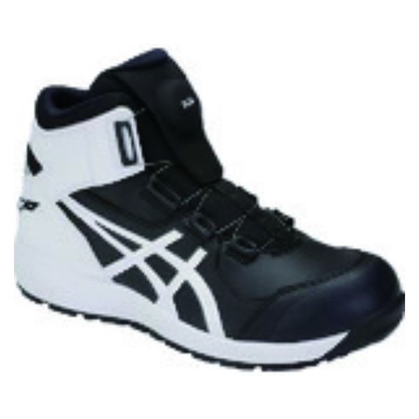 上等な アシックス ブラック×ホワイト BOA ウィンジョブCP304 Asics 安全靴