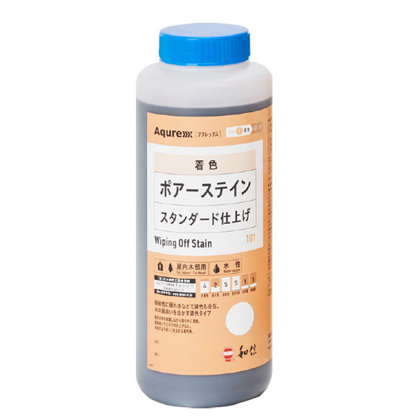 和信化学工業 Aqurex ポアーステイン ブラックオリーブ 0.9kg 54108 1本（直送品）