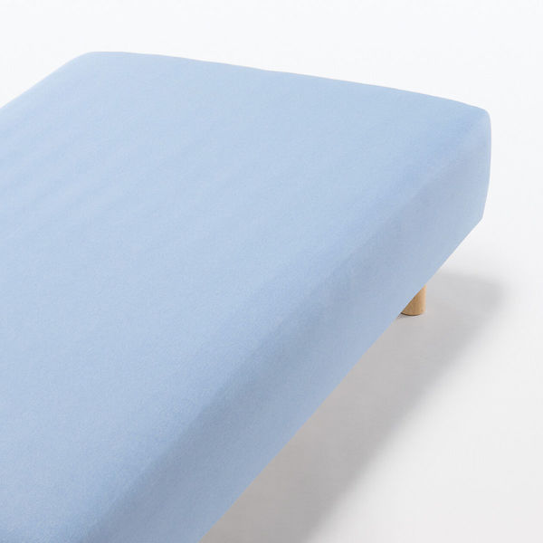 無印良品 MUJI ネイビー ボックスシーツ ダブル用 Amazon｜無印良品 洗いざらしボックスシーツ・D・ダークネイビー
