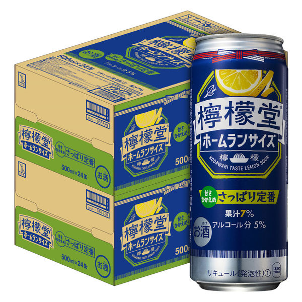 チューハイ コカ・コーラ 檸檬堂 さっぱり定番 500ml 1セット（48本） - アスクル