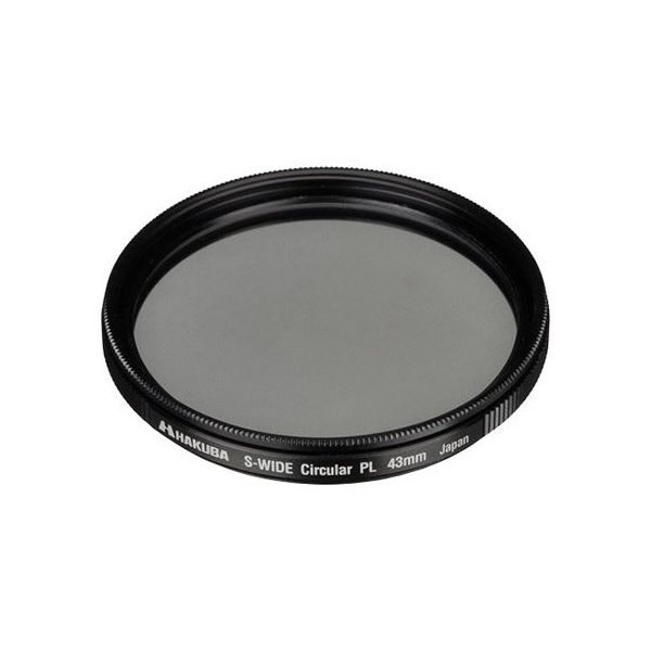 ハクバ写真産業 S(スクリュー)ワイドサーキュラーPLフィルター 43mm CF-SWCP43 1個 62-9762-54（直送品）
