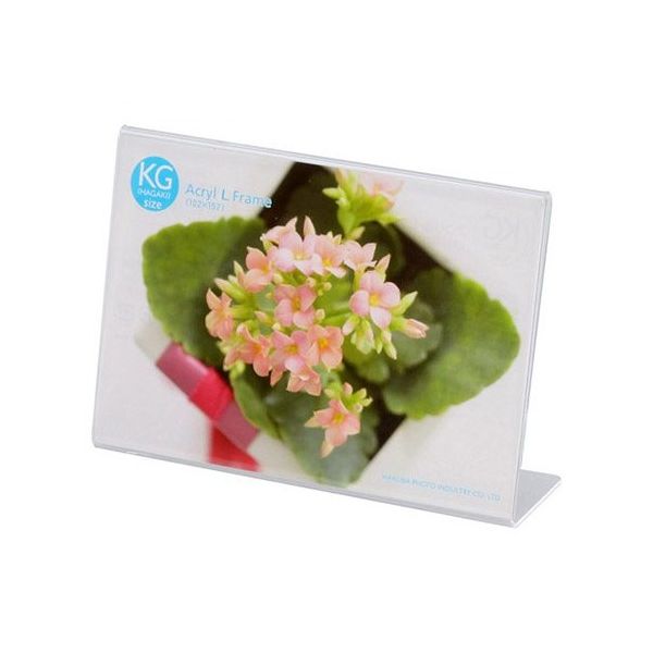 ハクバ写真産業 アクリルLフレーム ハガキサイズ 1面(ヨコ) FACL-KGY 1個 62-9755-24（直送品）